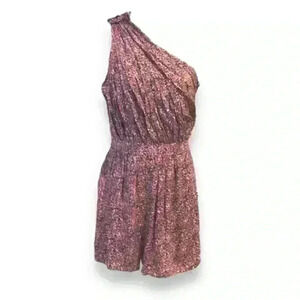 BCBGeneration One Shoulder Romper Size 6